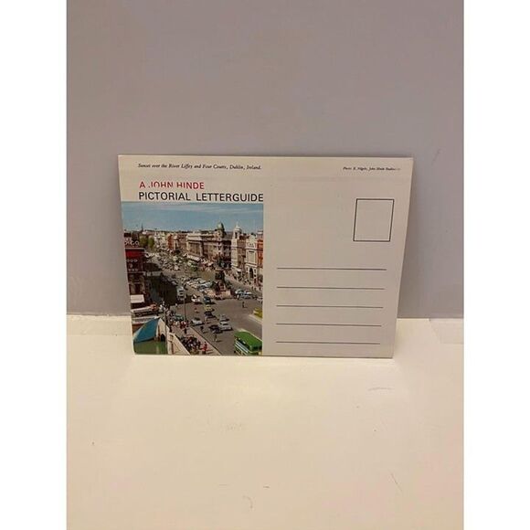 Vintage Country Dublin Ireland John Hinde Pictorial Letter Guide Postcard Unused - Picture 3 of 9